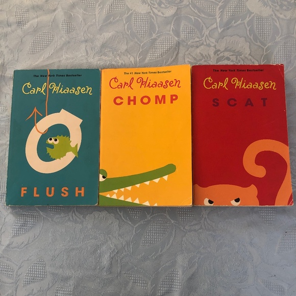 3 Carl Hiaasen Books - Picture 1 of 1